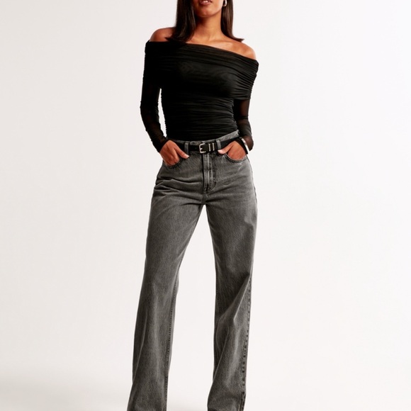 Abercrombie & Fitch Denim - Abercrombie & Fitch The Loose High Rise Curve Love Jeans Size 24 NWOT